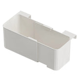 Transparent/White Cabinet Door Storage Basket Retractable Hanging/Free-standing Onion Storage Box Space Saving Multifunctional