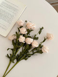 Ins Style Artificial Flower Rose Style French Dried Flowers Fake Flower Decora Ornaments Hand Holding Flower Photography Props