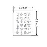 138 Patterns 15 Days Temporary Tattoo Stickers Waterproof 15 Days Tattoo Cute Small Fresh Pattern Fake Tattoos