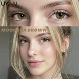 Grey Color Contact Lenses Big Black Eyes Lenses Natural Brown Lens Beauty Pupils Comestic Blue Lens 14.5/14.2mm