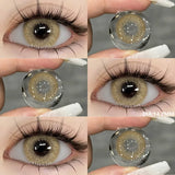 1pair Colored Pupils for Eyes Green Eye Color Lenses Brown Natural Blue Eye Lenses High Quality Gray Lenses Soft Pupils