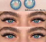 1pair New Color Contact Lenses Blue Eyes Lenses Natural Gray Eye Contact Brown Cosmetic Contact Green Lens 6 Months Use