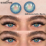 New Natural Color Contact Lenses 2pcs Blue Eyes Lenses Gray Eye Contact Brown Colored Eye Lens Green Beauty Makeup Lens