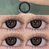 2 PCS New Nature Product Korea Myopia Contacts Lenses  Fashion Black Soft Color Contacts Fast Shiping