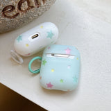 For AirPods Pro3 Pro 2 AirPods 2 3 4 Case Fashion Cute Frosted pentagram Shock Proof Earphone Protective Sleeve