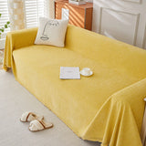Chenille Sofa Covers Sectional Sofa Set Geometry Couch Cover with Tassel Loveseat Covers Futon Cover L Shaped Cover Washable