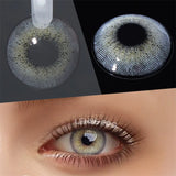 Colored Contact Lenses Lalens Ocean Brown Blue Green Gray Yellow Cyan Color Contacts Eye Lens Eyes Half Year 2Pcs
