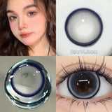2pcs/Pair Contact Lenses Fast Shipping Big Black Lenses for Eyes Beauty Pupils Comestic Eye Color Lens 14.5mm/14.2mm
