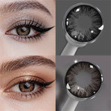 Colored Contact Lenses Big Eye Girl Black Blue Brown Coffee Color Contacts Eye Lens Eyes Half Year 2Pcs