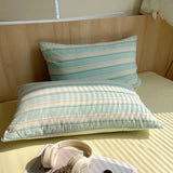 100 Cotton Pillowcase 2 PCS Colorful Stripe Pillow Case Bedding Black Pillow Cover Envelope Pillow Case Cover Nordic Sling
