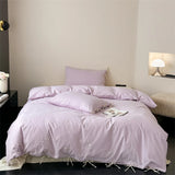 100% Cotton Korean Princess Bow Embroidery Bedding Set Queen King Size Duvet Cover Set Flat/Fitted Bed Sheet Pillowcases 4Pcs