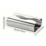 Nordic Stainless Tissue Case Mirror Napkin Holder Silvery Napkin Box Desktop Tissue Box Table Decoration Kitchen Accessories