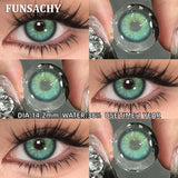 2pcs Black Series Color Contact Lenses Natural Gray Eye Lens Beautiful Pupils Yearly Fashion Brown Softlens Cosmetics