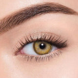 1 par de lentes de contato coloridas lenslentes de olho marrom cinza lentes