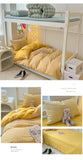 Japan Style Bedding Set Plaid Duvet Cover Set With Sheet Bedroom Decor Skin Friendly King Single Double Bedding Set Home Textile