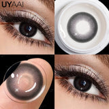 Contact Lenses Gray Cosmetic Eyes Colored Lens Natural Pupils Black Makeup Colored Pupils Beauty Black lenses Woman Makeup
