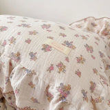 INS Ruffle Edge Gauze 100% Cotton Princess Pillow Case 30X50 48X74cm Breathable Pillowcase Decorative for Home Bedding Bedroom