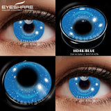 1 Pair yellow cosplay color contact lenses for eyes crazy Halloween cat Eye makeup Role playing Eye cosmetics red lens