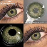 Myopia Lenses 1Pair Colored Contact Lenses with Degree Natural Blue Eye Contacts Prescription Lens Gray Pupils Yearly