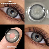2pcs Natural Color Contact Lenses for Eyes Blue Eye Lenses Gray Pupils Lens Brown Lenses Yearly Cosmetic Green Contacts
