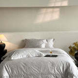 Premium Jacquard Egyptian Cotton Bedding Set Luxury Queen King Size Duvet Cover Size Flat/Fitted Bed Sheet Pillowcases 4Pieces