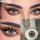 1 Pair Colored Contact Lenses Natural Fashion Brown Eye Lens Gray Contact Eye Lenses Blue Lenses Contacts for Dark Eyes