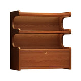Household Goods Solid Wood Desktop Rack, Coffee Cup Bar Storage, Home Kitchen Cup Holder, Storage, With Drawer Display Rack