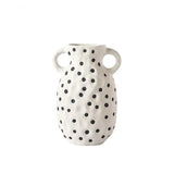 Art Black Spotted Ceramic Vase Flower Pots Decorative Arrangement Desk Decoration Ornaments Crafts Floral Vases