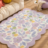 Carpets for Living Room Plaid Children Bedroom Fluffy Rug Home Decoration Cloakroom IG Floral Plush Mats ковер Tapete Tapis