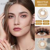 1Pair Fashion Blue Green Colored Contact Lenses Gray Brown Beautiful Pupils Cosmetic Black Eyes Lens Yearly EyeContacts
