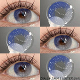 1 Pair Cosplay Contact Lenses for Eyes Colored Fashion Pink Contacts Lens Purple Cosmetic Pupil Yearly Contact Lenses