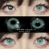 1 Pair Fashion Lenses Colored Contact Lenses for Eyes Beauty Green Eyes Lenses Natural  Brown Lens Grey Lens