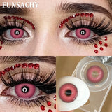 2PCS New Cosplay Colored Contact Lenses Halloween Contact Lenses Role Playing Beauty Makeup Products Enlarge Eyes Lens