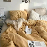 Nordic Princess Pink Bedding Set Girls Boys Single Double Size Flat Sheet Duvet Cover Pillowcase Bed Linens Home Textile