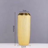 Ceramic Vase Light Luxury Tabletop Hydroponic Flower Arrangement Vases Modern Home Decoration Accessories