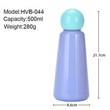 500ML INS Thermos Cup For Childrens Double Stainless Steel Vacuum Flasks Outer Camping Sports Drinkware Student's WATER BOTTLE