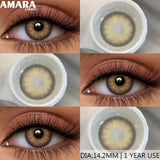 Brown Color Contacts for Eyes Makeup Eyes Lenses Gray Pupils Blue Eyes Contacts Colorful Makeup Black Lens for Party