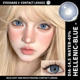 Color Contact Lenses for Eyes Gray Lense Brown Contact Blue Eyes Lenses Colorful Makeup Contact Lens Yearly 2pcs/pair