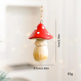 1/3Pcs Red Mushroom Christmas Tree Decoration Cute Christmas Mushroom Hanging Ornaments Holiday Party New Year