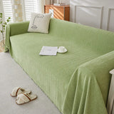 Chenille Sofa Covers Sectional Sofa Set Geometry Couch Cover with Tassel Loveseat Covers Futon Cover L Shaped Cover Washable