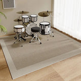 Musical Instrument Drum Set Carpet, Music Room Floor Mat, Soundproofing and Shock Absorption, Large Area Rug, Home Decoration, M