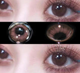 Colored Contact Lenses for eyes Degree Myopia Yearly Use 0-8.00 Brown Beauty Pupils color connatural contact lens