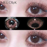 Colored Contact Lenses for eyes Degree Myopia Yearly Use 0-8.00 Brown Beauty Pupils color connatural contact lens