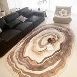Irregular Living Room Carpet Large Area Light Luxury Fashion Bedroom Plush Rug Art High-end Home Decoration Coffee Table Mats