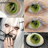 New Vampire Red Lens for Eyes Halloween Colored Contact Lenses Demon Cosplay Wihite Softlens Anime Party Makeup Lenses