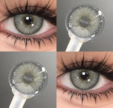 1 pair Fashion Makeup Beauty Contacts Lenses Soft Yearly Blue Green Contacts Eyes Color Lenses Colored Soft Lens Pupils