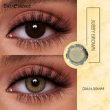 Natural Colored Contact Lenses for Eyes 1 Pair Green Lenses Fashion Makeup Lenses 42% Water Beauty Pupils