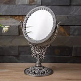 Magnifying glass Desktop Makeup Mirror, double faces Table Mirrors, Antique Mirror for home decoration