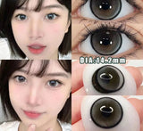 1 Pair Nature Color Eyes Contacts Lenses Myopic Prescription -0.00 to -8.00 Pupils Brown High Quality  Lens