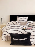 Ultra-Soft Warm Milk Velvet Bedding Set Cartoon Winter Faionable Tee-Piece Bedding Set Fine Texture Durable Active Printing